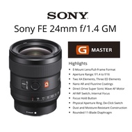 SONY MALAYSIA SONY FE 24MM F/1.4 GM LENS GM G MASTER E-MOUNT LENS FULL FRAME FORMAT DIRECT DRIVE SUP