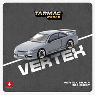 TARMAC WORKS 1/64 Vertex Silvia (S14) Grey