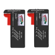 For AA/for AAA/C/D/9V/1.5V Button Cell for Small Batteries 2Pcs BT-168 Battery Tester Checker Househ