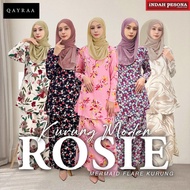 New QAYRAA BAJU KURUNG with Zip/Kurung Moden Slim/Kurung FLORAL Ironless Baju Kurung Raya 2025/Kurun