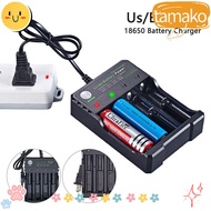 TAMAKO 18650 Battery Charger Rechargeable Adapter LED 4 Slots
