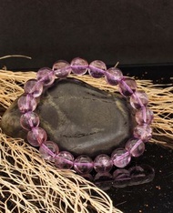 一圖一物 紫阿賽斯特萊 11.5mm 水晶手鍊 (Purple Azeztulite 11.5mm Bracelet) ( HKA9105 )
