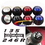 JDM Style 5-6 Speed Mugen RR Leather Car Gear Shift Knob  for Honda CRZ Type R Civic FA5 FG2 SI