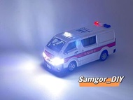 【特賣】［改裝現貨］Tiny 微影 No. 02 合金 車仔 Scale 1:64豐田 Toyota Hiace 香港 警察 警車 AM7113