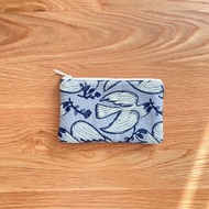 mina perhonen following day ポーチ　ポケットつき　鳥柄