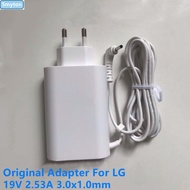 Original 19V 2.53A 48W WA-48B19FS ADS-48MSP-19 19048EPK ADS-48MS-19-2 AC Power Adapter For LG gram 1