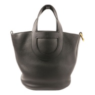 HERMES Clemence 皮革In the loop 23 手挽袋Noir
