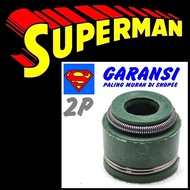 Double GRAND VALVE SIL 2 PER 1PCS supra smash beat vario 2 ver veer pir 2per oil seal superman jogja