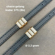375 gold charm 8k/