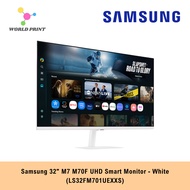 Samsung 32" M7 M70F UHD Smart Monitor - White (LS32FM701UEXXS)