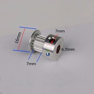 Pulley, Pulley, Pulley Shaft 6.35mm - 20 Teeth, used with 2GT-6mm belt