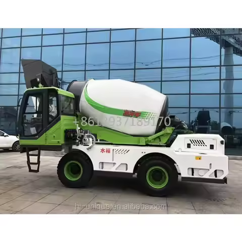 Yugong Diesel Engine Self Loading Concrete Mixer Truck 4m3