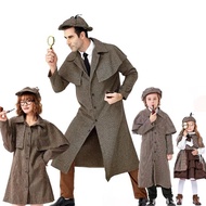 costume cosplay costume adult Halloween Sherlock Holmes Turtleneck Jacket - Suitable for Adults and 