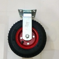 8 inch Straight Tire Trolley Wheels Dead/