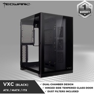Tecware VXC Dual Chamber ATX Case, No fans, Front+Side TG