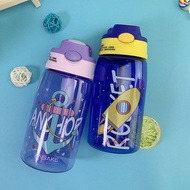 Kids Water Bottle 480ML Drinking Straw Water Tumbler