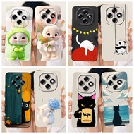 For OPPO F31 Pro Case CPH2763 Cute Love Rabbit Funny Matte Soft Silicone Phone Case For OPPF31 F 31 