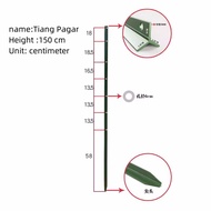 4.9ft 5.6ft 6.6ft 7.5ft 8.2ft Fence Column  Pagar Cyclone Column Triangle Steel Iron Column Tiang Pa