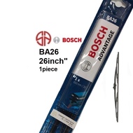 Bosch Wiper Blade 26inch” 650mm Bosch Advantage BA26 3397015008 Toyota Suzuki Nissan Naza Lexus Mazda Kia Honda Mercedes