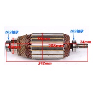 ปัดขน Dc มอเตอร์โรเตอร์สําหรับยานพาหนะไฟฟ้า 24v 36v 48v 60v 72v โรเตอร์ Series ตื่นเต้น Direct Curre