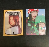 new jeans omg album message card ver. postcard