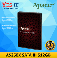Apacer AS350X SATA III 2.5" / AS2280Q4L / AS2280P4 M.2 PCIe Gen4 x4 Solid State Drive SSD (128GB/256