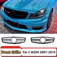 Front Mask Grid Bumper Grille Inlet Grill Tuning Accessories For Mercedes Benz C class W204 C204 200