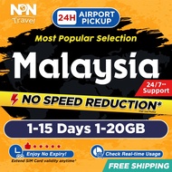 Malaysia SIM Card Ultra 1-15Days 1-20GB 5G/4G Data | Instant 24h Airport Pickup|High Speed Malaysia 