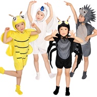 3Pcs เด็ก สัตว์ชุดคอสเพลย์ผู้หญิงประสิทธิภาพผึ้ง Spider Hedgehog White Dove ชุดเดรสแฟนซีสำหรับชายหญิ