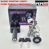 IGNITION Key (ASSY) F1ZR/ Force 1 (MOTOSKY) - Key Set Force 1 ZR FIZR