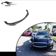 Q50 Carbon Fiber Front Bumper lip Splitter for Infiniti Q50 Sedan 4-Door 2013-2017