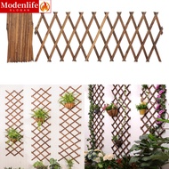 [Modenlife] แผงรั้วไม้แต่งสวนไม้เลื้อยยืดหดได้รองรับตาข่ายไม้เลื้อยสำหรับปลูกต้นไม้รั้วตกแต่งสวนในบ้