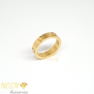 noin_acc Cincin Titanium Premium Anti Karat Anti Alergi Aksesoris Fashion CNT-002