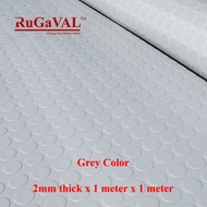 Round Stud color mat 2mmThk 3mmThk red and Grey mat Anti slip mat Airport mat I Rubber Floor Mat