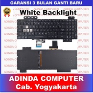 Asus TUF FX504 FX504GE FX504GM FX505 FX505D FZ80G White Backlight Keyboard