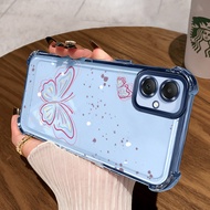 MERAH Phone Case for Samsung Galaxy A05 M05 F05 A05s A06 4G Case Red Lucky Butterfly Pattern Silicon