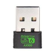 Drive-Free WiFi6 Wireless Network Card AX900 Wireless WiFi Receive Desktop Notebook USB Network Card