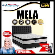 Therapedic Made by Mylatex Mela Series 12 Inch Orthopedic Spring & Latex Topping Mattress (10 Years 