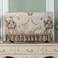 European-style 55-inch LCD TV dust cover towel hanging dust cover 65 TV cover 50 inches