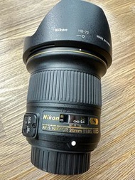 99% Nikon AF-S 20mm f1.8 G 20 1.8 Nano