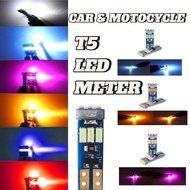 CAR/MOTOCYCLE T5 METER 9LED LIGHT BULB UNIVERSAL LIGHT BULB