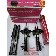KYB KAYABA SHOCK ABSORBER FRONT & REAR HONDA FREED GB3 2013 FRT RR CRZ