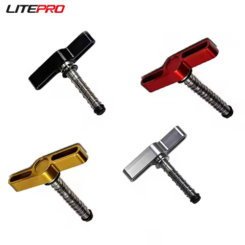 Litepro Folding Bicycle Frame Faucet Buckle For Brompton Bike Aluminum Alloy Knob