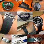 勞力士膠錶帶 錶帶 Rolex 專用 20mm錶帶  代用品 Rubber B 橡膠錶帶 潛水膠帶 矽膠錶帶 手錶錶帶 膠錶帶 Rolex
