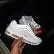 nike airmax 97 triple white premium