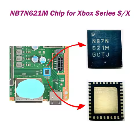 1-10pcs NB7N621M HDMI IC Chip for XSX XSS Driver Retimer Original for Xbox Series X/Xbox Series S NB