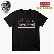 Brompton Folding Bike DISTRO T-Shirt - SAKAZUKI