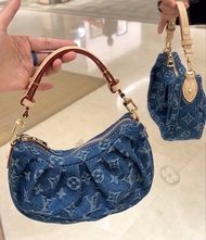 LV Denim Pochette Valley Bag 牛仔包