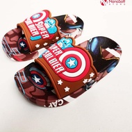 Boys' Sandals Imported Rubber Slides Avengers Captain America Characters Ages 1 - 7 Years –MRB.22Fe2