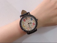 KIMI'S 復古塗鴉手錶 (黑帶深-F)